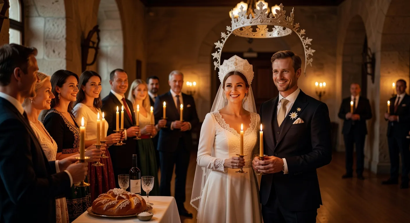 Multicultural wedding ceremony