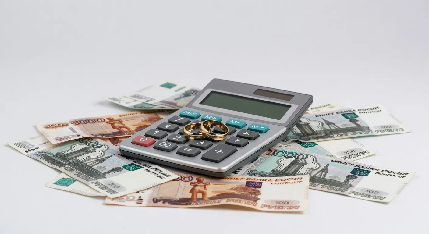 Wedding budget planning with Russian rubles