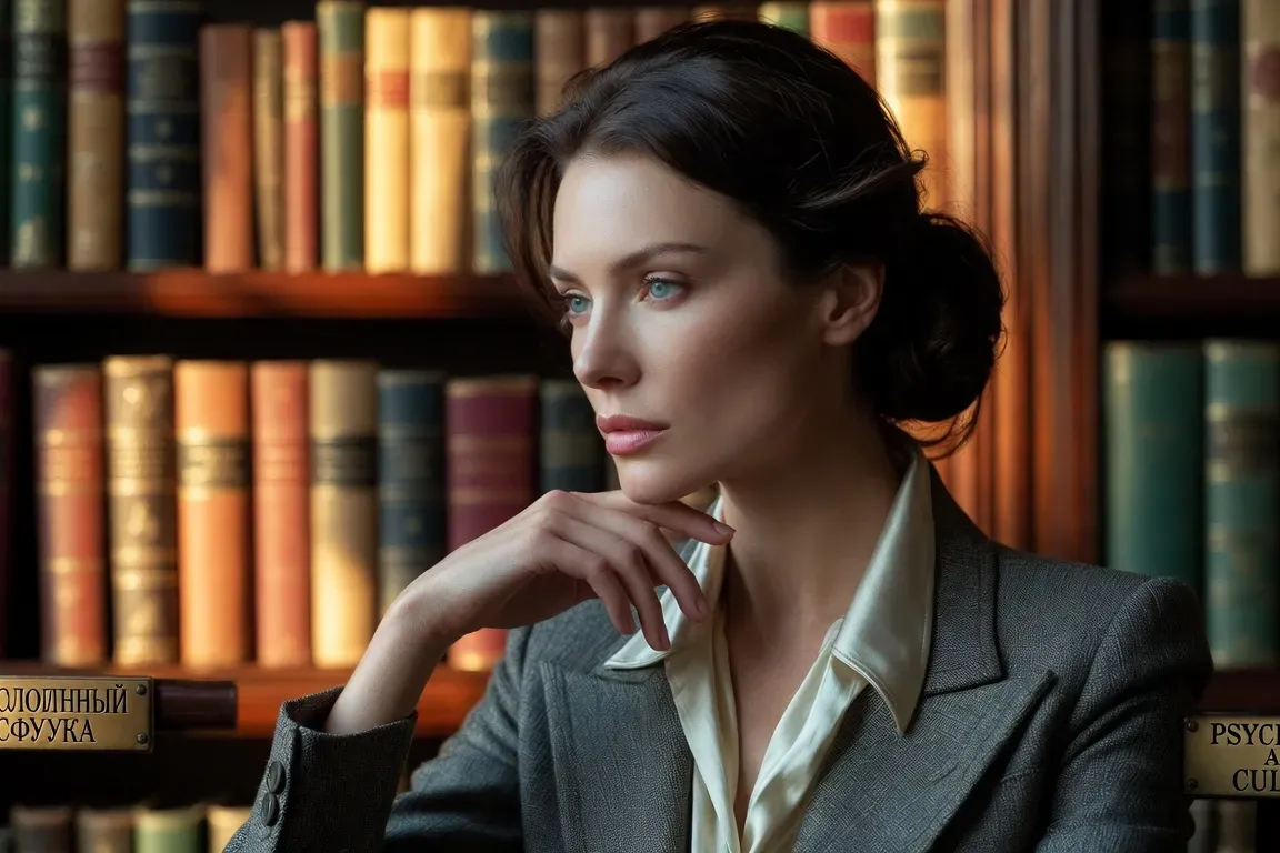 Thoughtful Russian woman representing psychological depth in intercultural relationships